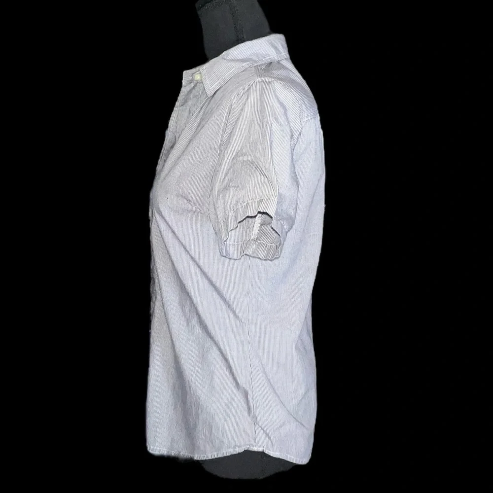 SOLD Ralph Lauren Polo Jeans Co. Short Sleeve Button Down Gingham Checked Top, S - Picture 9 of 15